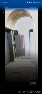 Heavy weighted teakwood dressing table with full storage 