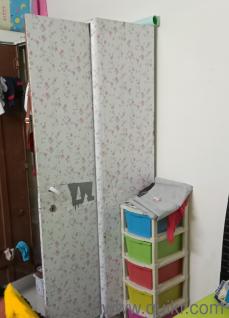 Iron almara with some scratches