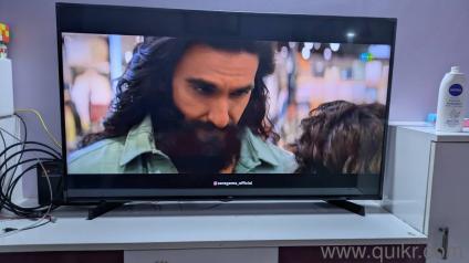 Like a new VU brand 49 inch smart TV Along with stabilizer