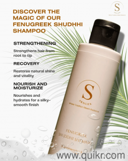 Fenugreek Shampoo for Hair  Natural Strength & Shine