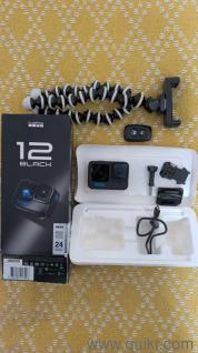 GoPro HERO12 Black (11 Months Warranty) + Tripod + Bluetooth Clicker | Like New |