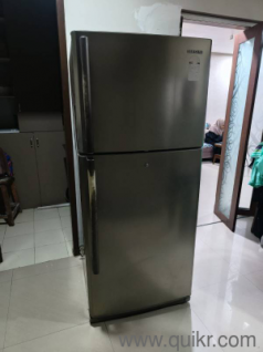 Samsung fridge big size double door silver in colour Minor interior interior is required