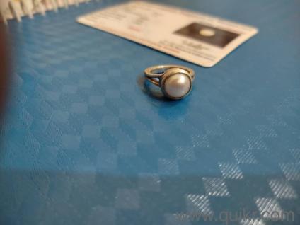 certified natural white pearl (moti)