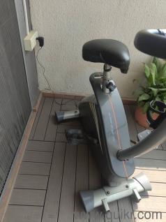 Magnetic upright stationary gym bike.