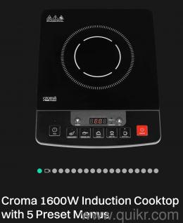 Brand new Croma induction oven (1600 watt) for sale. Only 1700!