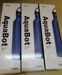 3 AQUABOT - 750ML STAINLESS STELL  BOTTLE