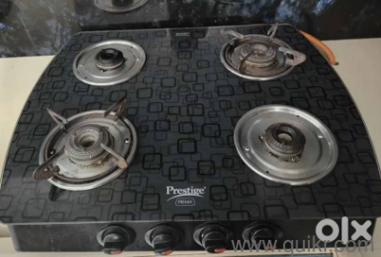 Prestige 4 burner Gas stove with excellent working condition 