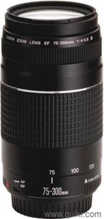 Canon EF 75-300 mm f/4-5.6 III Telephoto Zoom Lens for Canon SLR Cameras (Black)