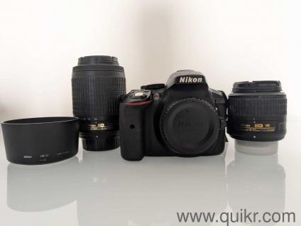 Nikon D5300 DSLR Kit (24MP) + 18-55mm + 55-200mm VR Lenses | Excellent Condition