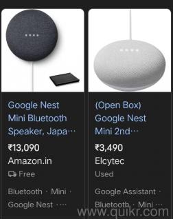 Google mini voice assistantance