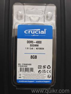 BRAND NEW CRUCIAL 8GB, 4800MHz, DDR5 LAPTOP RAM