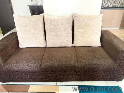 For Quick Buyer: Well Maintained Brown 3+1+1 Fabric Sofa Set   No Defects-Self Pickup Varthur/Gunjur