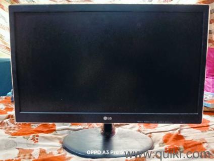  LG LED Monitor + UPS + Keyboard + Mouse (Complete Desktop Setup)