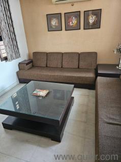 4+4 Seater Sofa set with Center table + corner table + end table