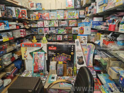 Toys, Games, Stationery, Furniture, AC, Glass & Racks and other items for Sale 