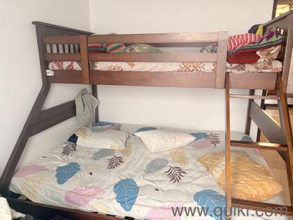 Solid wooden bunk bed available for sale in good condition.