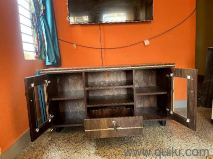 TV table with storage