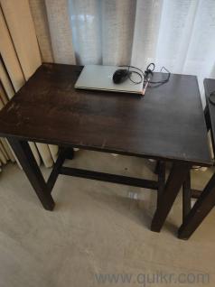 Solid Wood Study/Work Table  Sturdy & Spacious