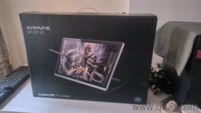 HUION KAMVAS GT 220 V2 - DISPLAY MONITOR 21" WITH PEN AND OTHER ACCESSORIES
