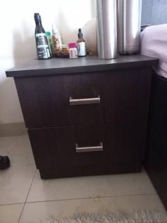 [good condition] sturdy side tables bedside tables with two drawers 