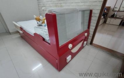 Children Sofa cum Bed from High quality Ply. Fire Truck Design
