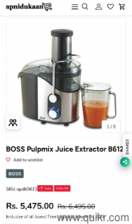 brand new condition Boss juice extractor 