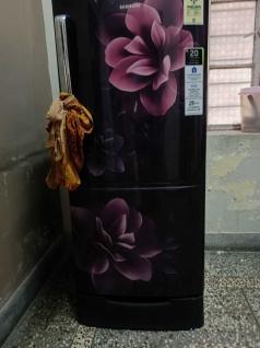 Samsung 1-Year-Old Single Door Refrigerator (Digital Inverter, Stunning Floral Design)