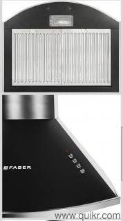 Faber 60 cm 1000 m/hr Pyramid Kitchen Chimney || Baffle Filter || Push Button || 9 Years Left warranty on Motor|| Motor- 240 Watt || HOOD CLASS PRO PB BK LTW 60, Black