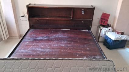 Urgent sell: double and single bed without mattress
