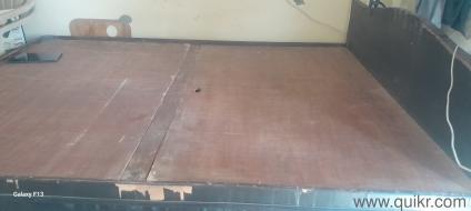 Double bed with mattress and with storage 