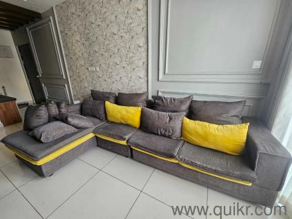 L-Shape Sofa (5-Seater)  Premium Comfort, Excellent Condition
