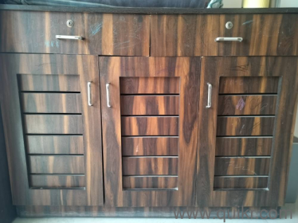 3 door, wardrobe/bookshelf/shoe rack 