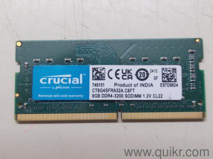 Crucial 8GB DDR4 3200MHz Laptop RAM