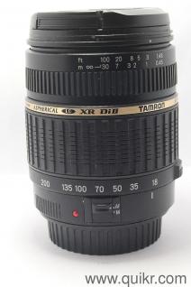 Tamron B018 18 - 200 mm F/3.5 - 6.3 For Nikon DSLR Camera Telephoto Zoom  Lens (Black)
