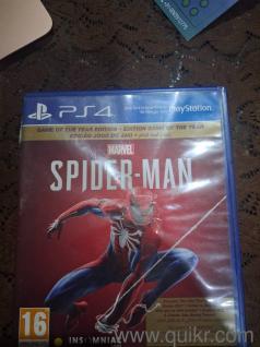 SPIDERMAN PS4 CD IN GREAT CONDITION