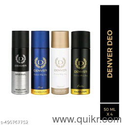 Denver Deo Combo (4 Bottles)  699 Only 
