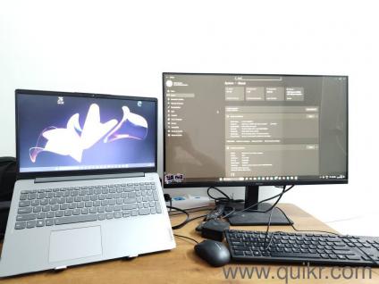Lenovo Ryzen 5 with 8gb ram with 27 inch sumsung monitor excellent condition both are under warranty 