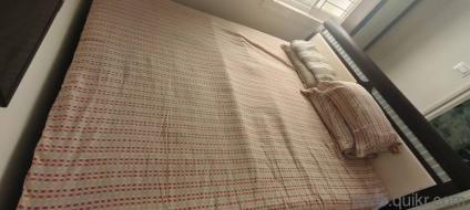 King size cot with bed 