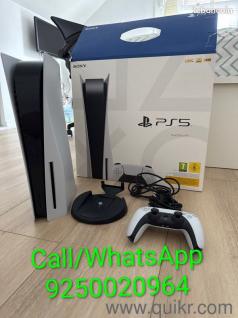 Call/ WhatsApp 92500-20964, Sony ps5 Disc Slim 1tb Ssd 1 controler 1 games Cd With Bill Box.