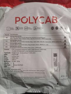Polycab FR-LSH Electrical Wires (Multiple Sizes)  New Coils  Best Price