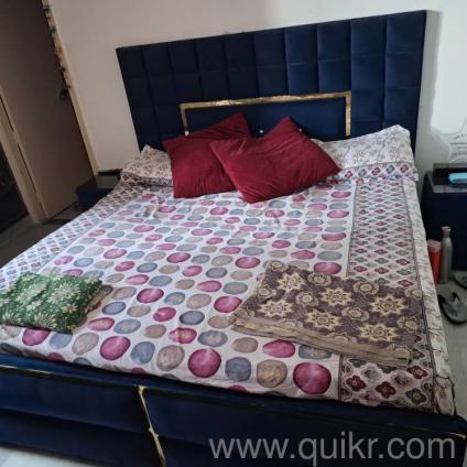 Double Bed with matress and 2 Side Cabinets