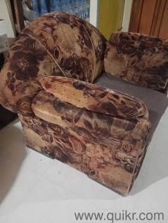 Single seater wooden sofa