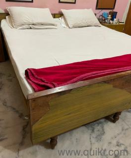 Solid Sheesham wood Double bed six and a half feet by six feet