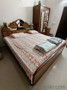 double bed with box storage very sturdy 