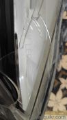Used BMW 320d front left headlight assembly with broken glass.