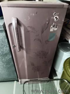 pink lg flower design refrigerator 