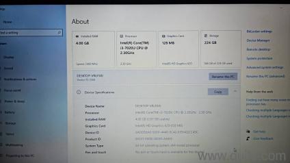 Dell Vostro 15 i3 7th Gen | 4GB RAM | 256GB | Good Condition
