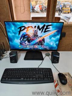 Full Desktop Computer Set  MSI Monitor + CPU + Keyboard Mouse + Speakers (Working Perfect)