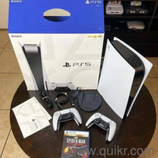 Contact @92891-21190 Brand New Sony PlayStation 5 Disc Edition CFI-2000A with 3 Game CDs, Sealed Pack with Warranty 