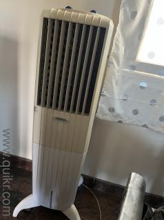 32 Litres Symphony cooler .Thin body type and doesnt require much space . Fan is in working condition but motor needs a repair.